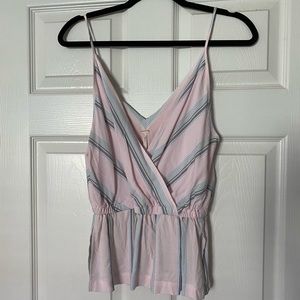 Free People Psychedelic Summer Stripe Surplus Tank